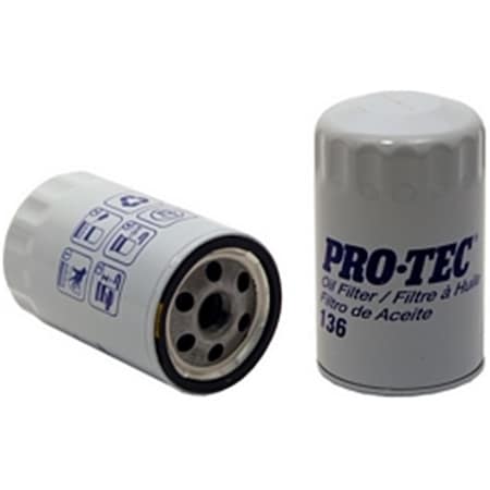 Wix Filters 136 Oil Filter- Black W68-136